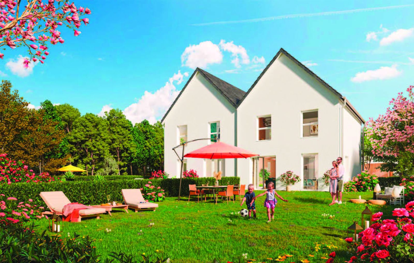 Maisons neuves avec jardin Les Allées Boissière Cagny