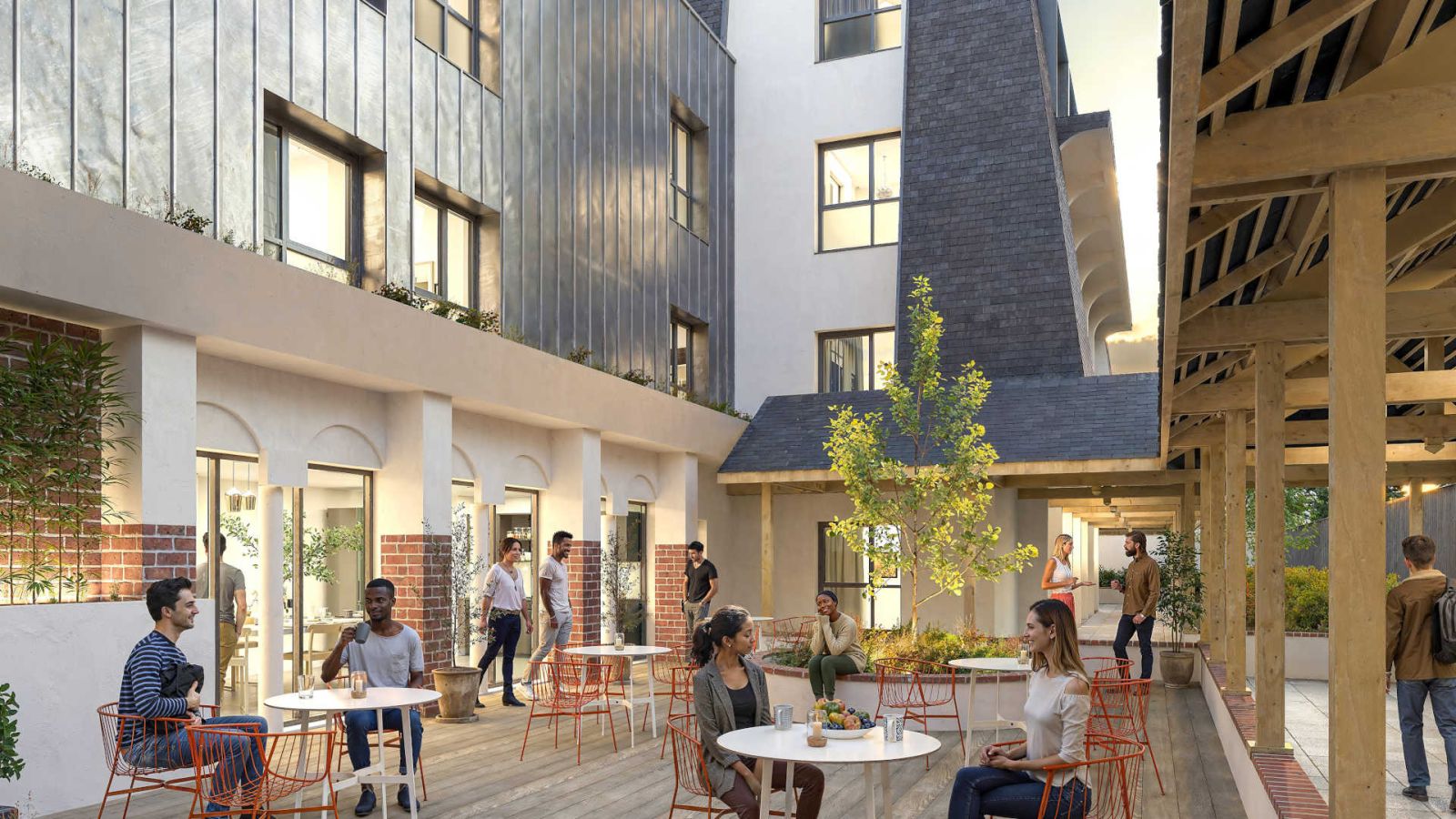 Parc Pasteur et centre-ville d’Orléans près de la résidence étudiante