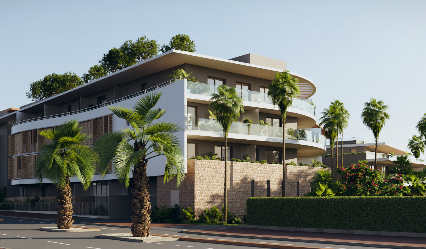 Environnement de la résidence Carat à Villeneuve-Loubet