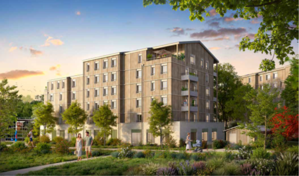 Appartement neuf Convivance Tours avec terrasse