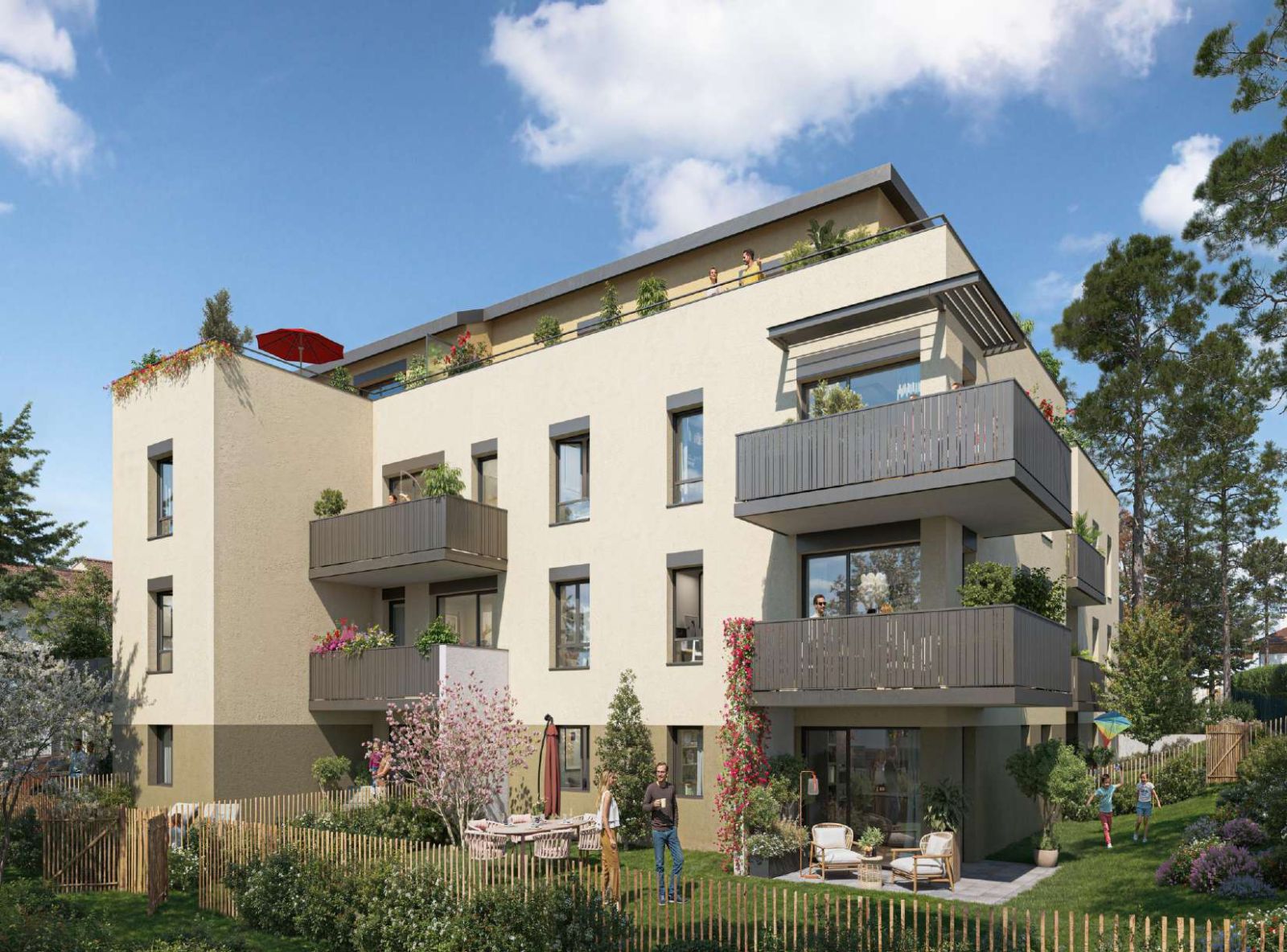 Localisation de 29 Millaud dans le quartier de la Tourette à Craponne