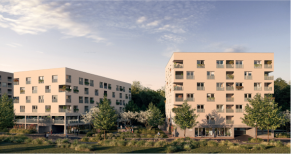 Eklesia à Villenave-d’Ornon appartement neuf avec loggia et vue sur la nature