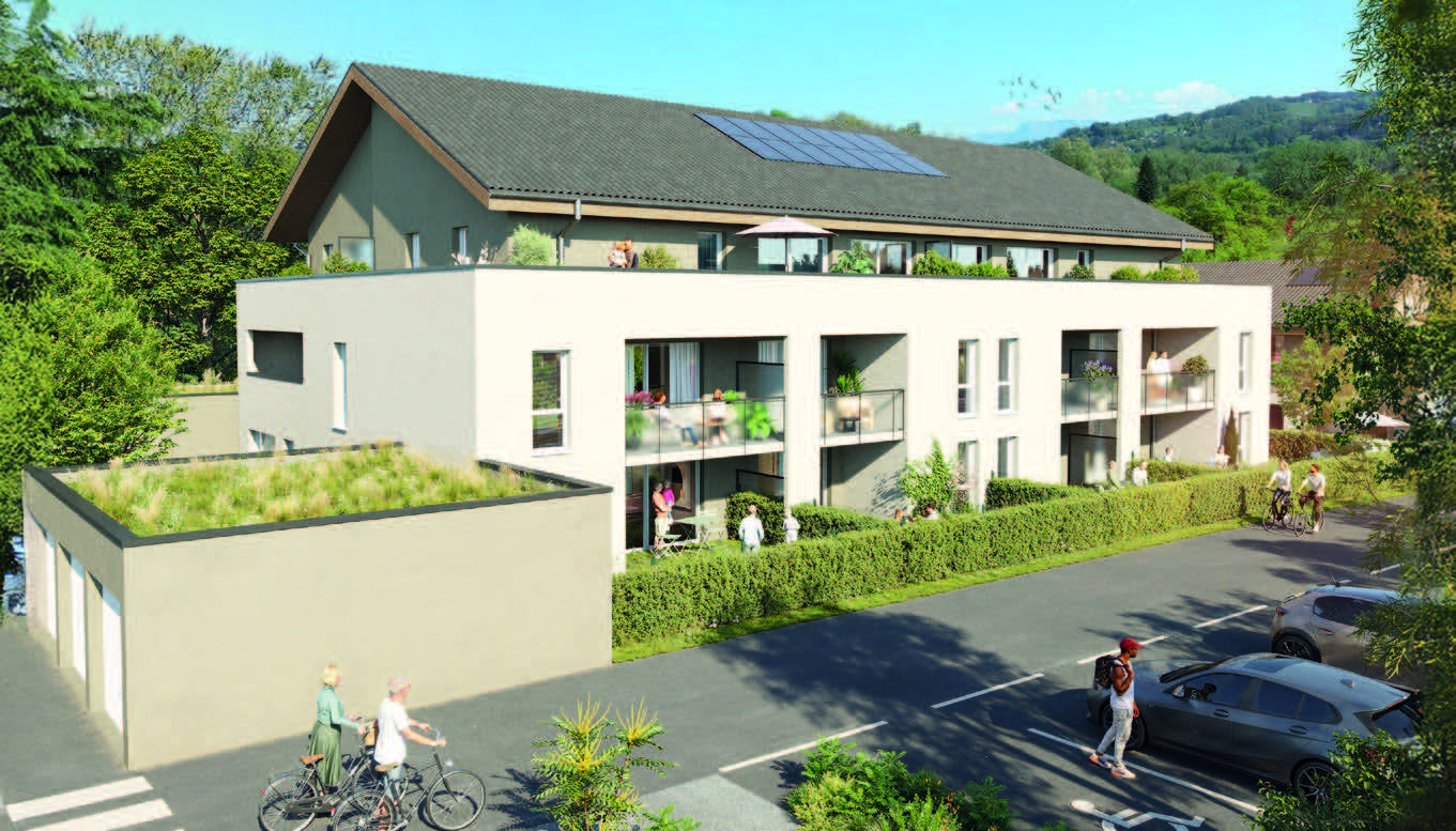 Entrelacs Albens programme immobilier neuf proche gare écoles commerces