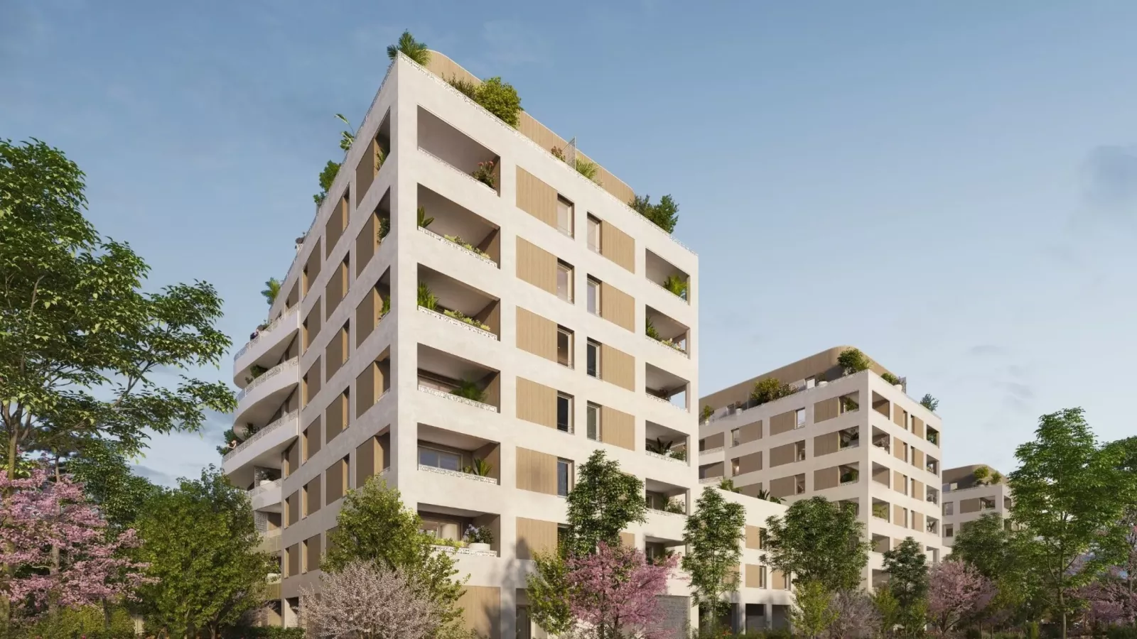 Jardin partagé et espaces paysagers de Nouvel'Ère à Toulouse