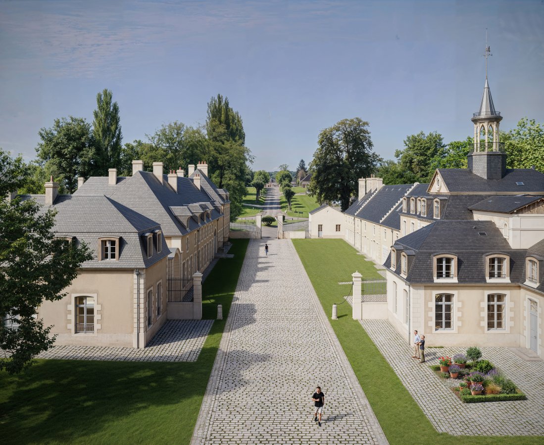 Vue de l’Ancien Château des Forges Royales à Guérigny
