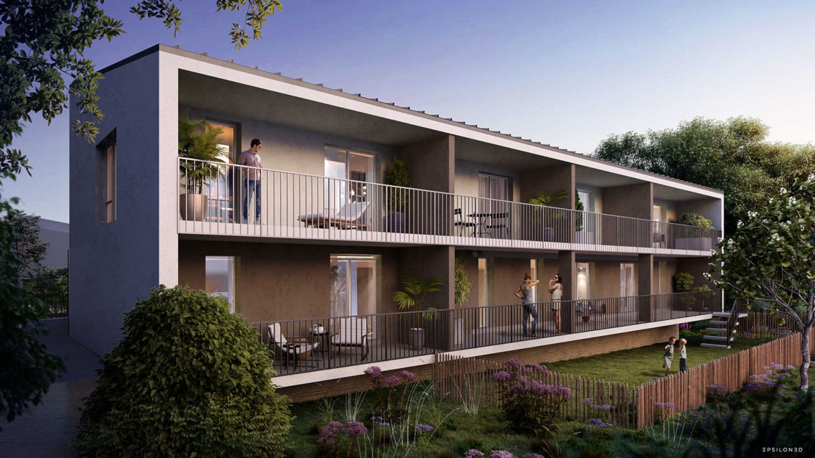 Studio neuf de la résidence La Houssinière à Nantes