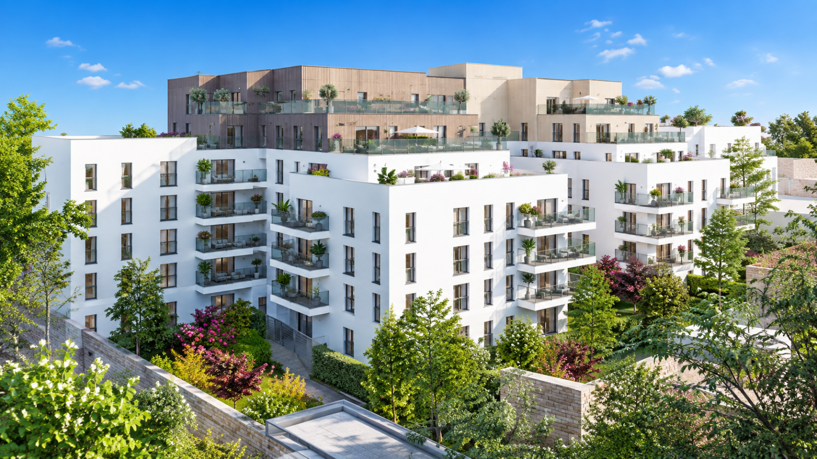 Appartement neuf avec balcon ou terrasse à Ivry-sur-Seine