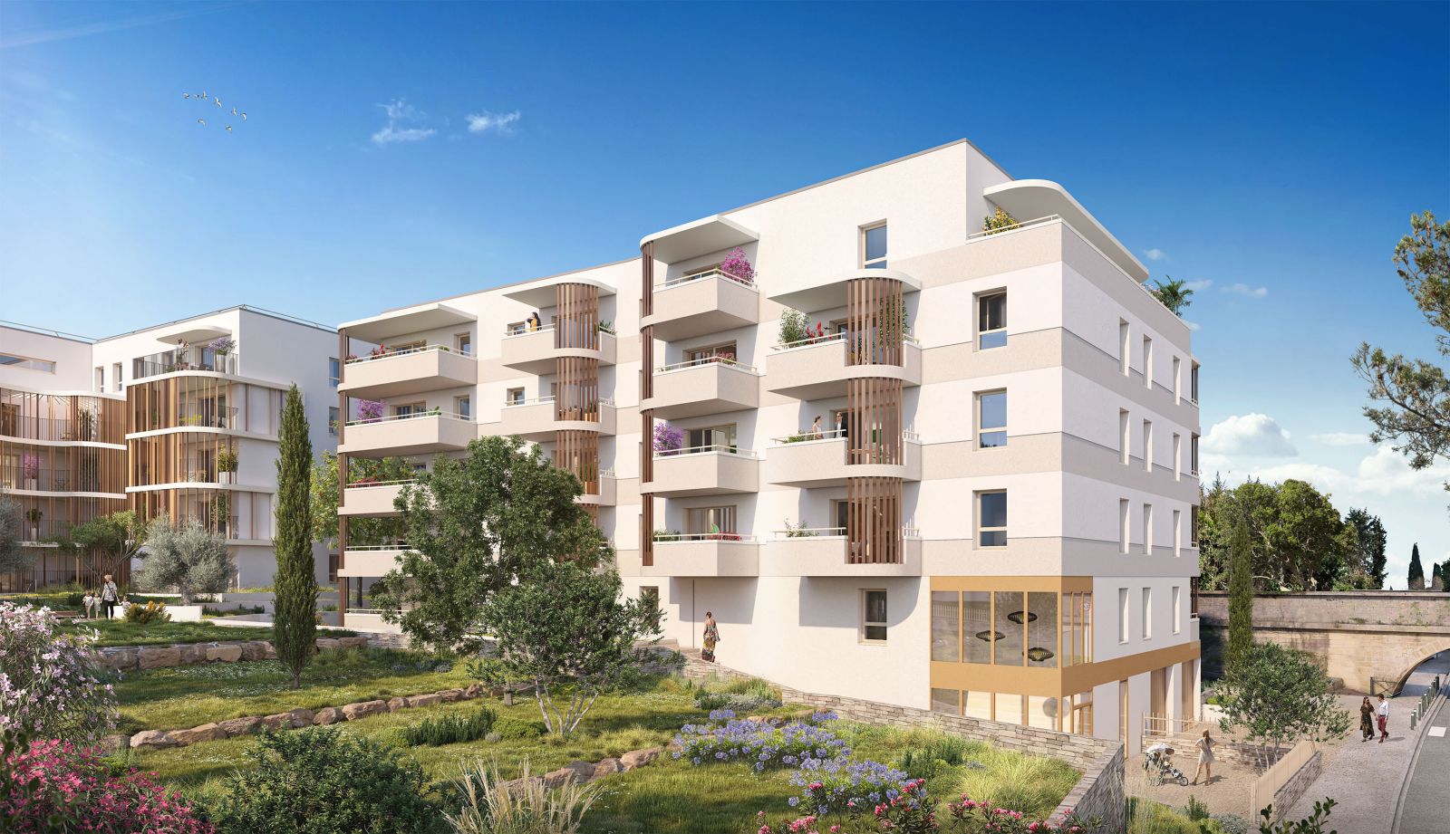 Quartier Hôpitaux-Facultés et Domaine d'O à Montpellier