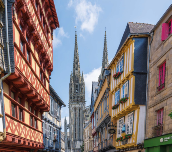 Quimper, centre-ville du Finistère et marché immobilier locatif