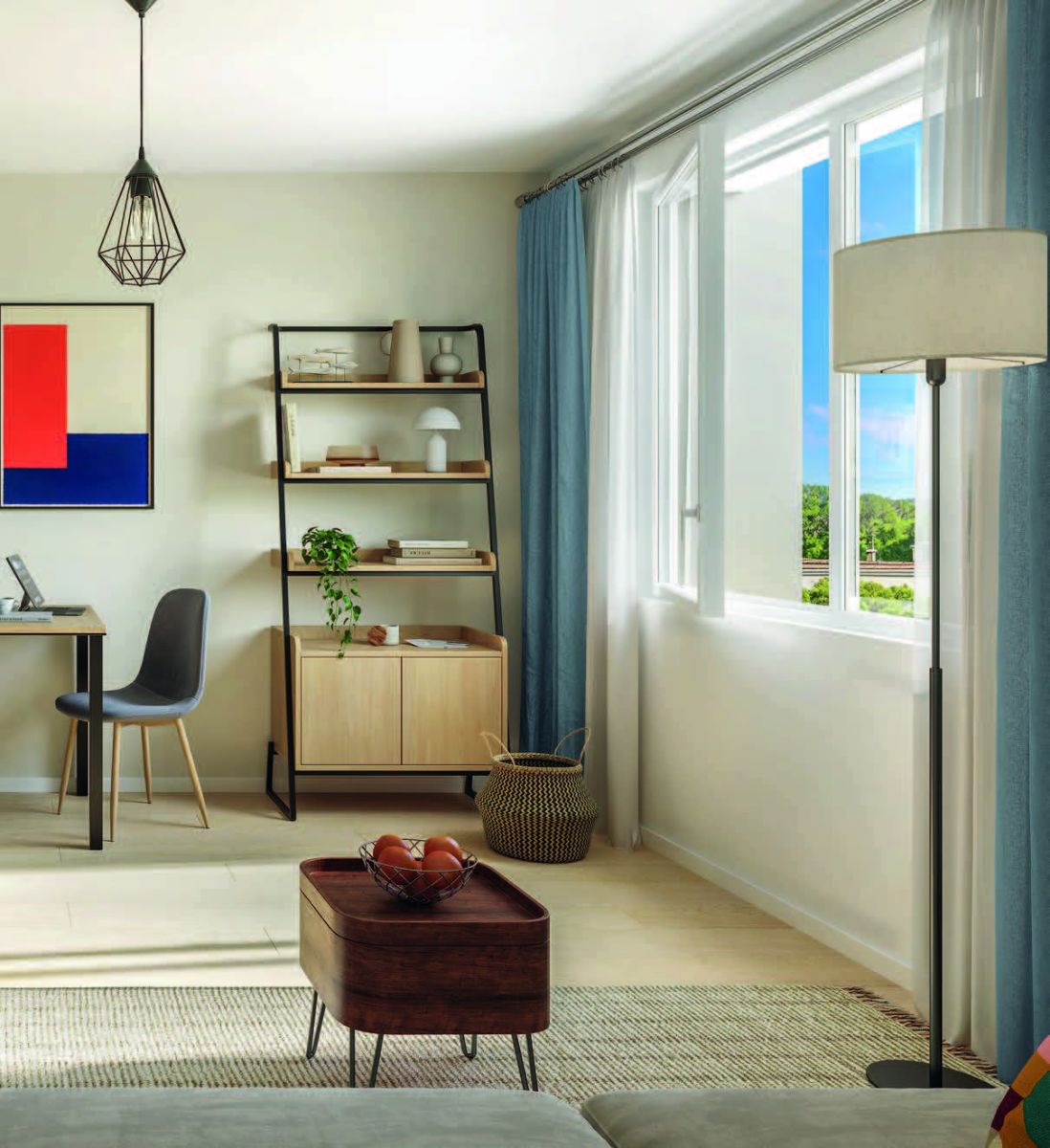 Studio équipé de la résidence La Trend